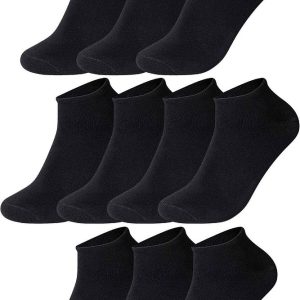 10'lu Kutu Bambu Premium Dikişsiz Bay - Bayan Sneaker Çorap