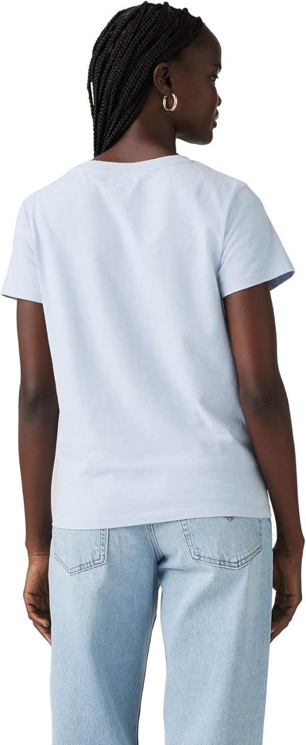 Giorgina Ferri Premium Kadın ESS Logo V Yaka Tee T-shirt Irina - Görsel 13