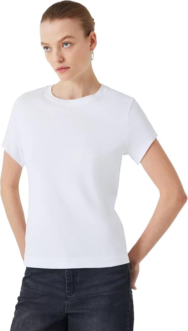 Giorgina Ferri 3'lü Kutu Premium Kadın Tee T-shirt Valeria - Görsel 4