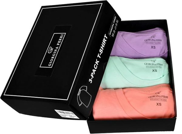 Giorgina Ferri 3'lü Kutu Premium Kadın Tee T-shirt Valeria - Görsel 21