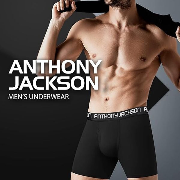 Anthony Jackson Likralı 5'li Kutu Premium Uzun Paçalı Erkek Boxer ShadowLine - Görsel 23