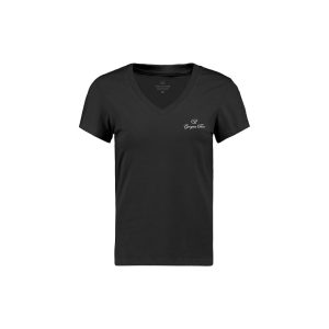 Giorgina Ferri Premium Kadın ESS Logo V Yaka Tee T-shirt Irina