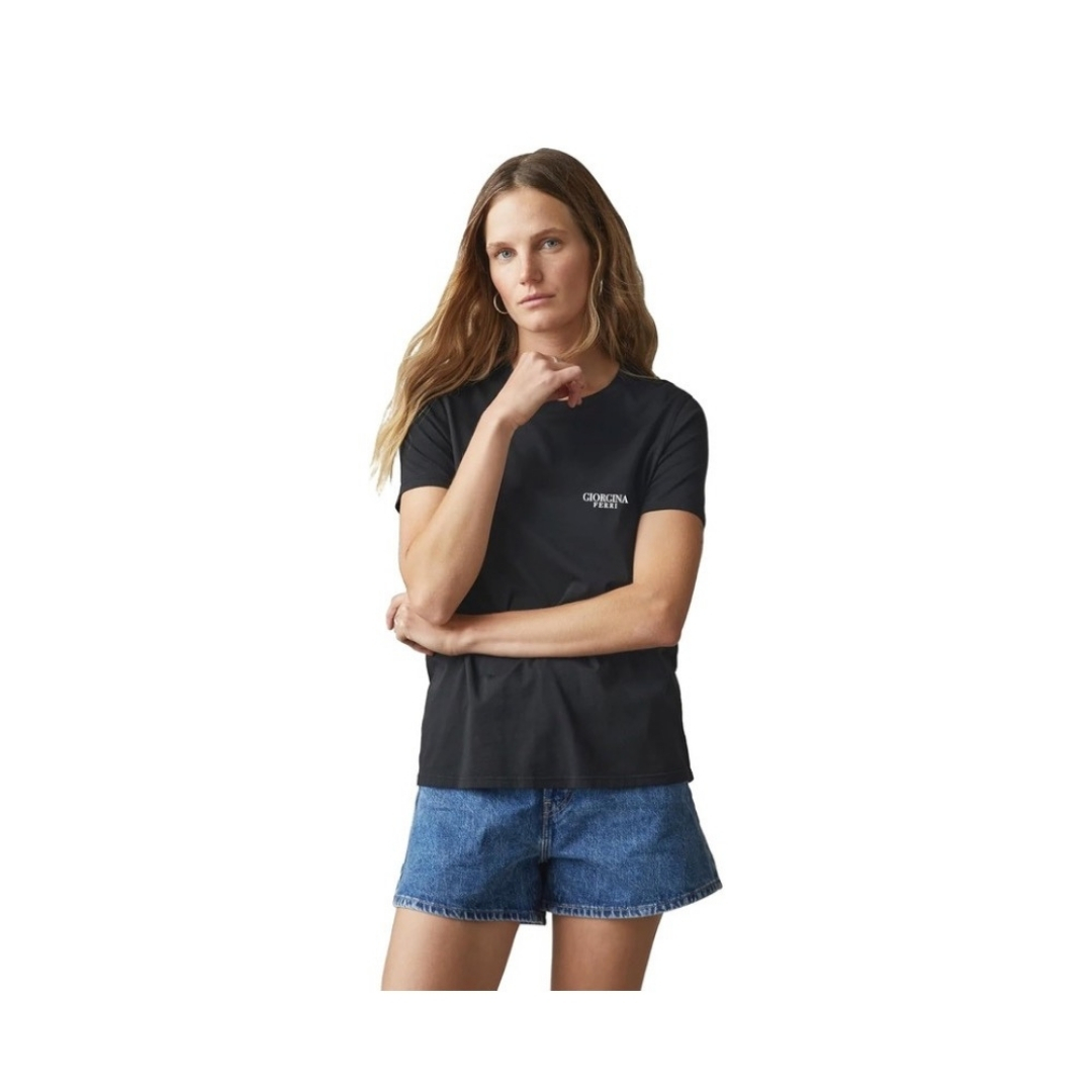 Giorgina Ferri Premium Kadın ESS Logo Tee T-shirt Gabi