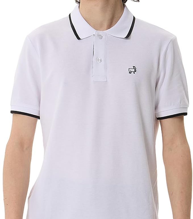 Premium Erkek Polo Yaka Tişört Morelli - Beyaz