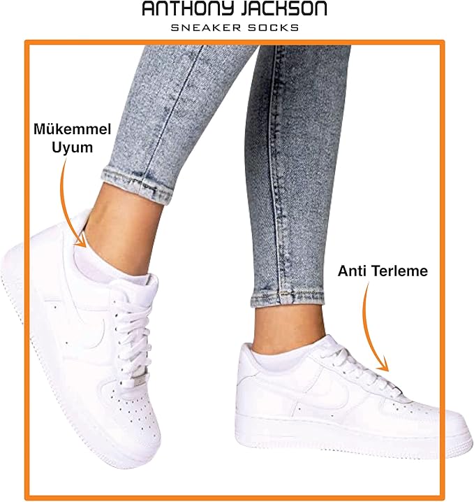 10'lu Kutu BAMBU Premium Dikişsiz Bay - Bayan Sneaker Çorap - SANTANA 5