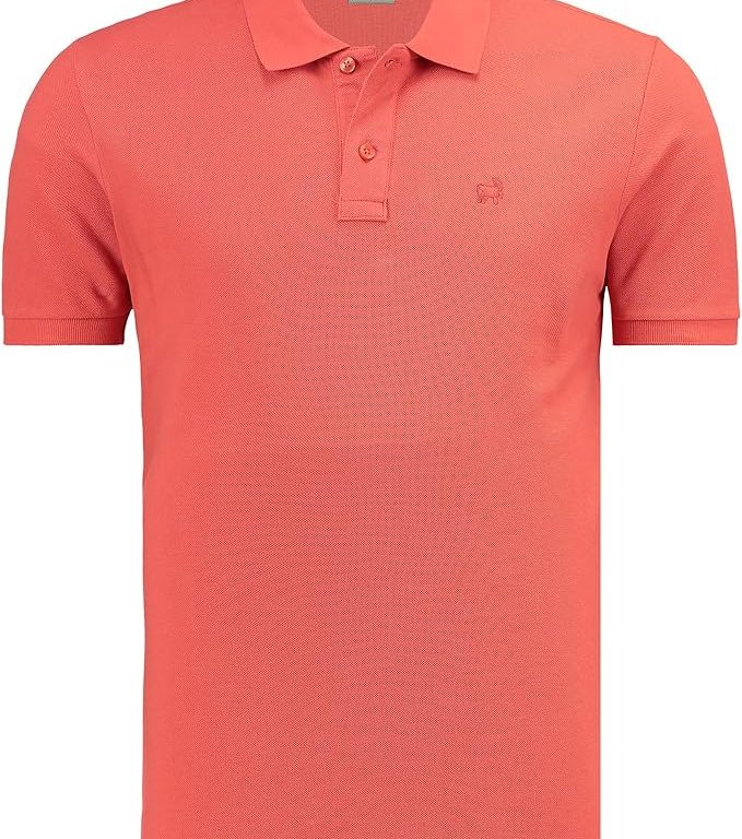 Premium Erkek Polo Yaka Tişört Giorgio, Nar Çiçeği