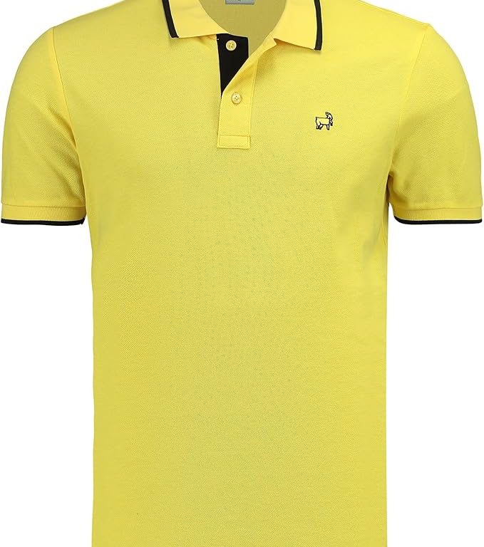 Premium Erkek Polo Yaka Tişört Morelli, Sarı