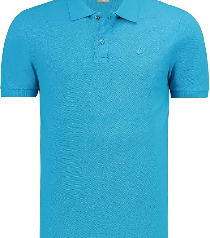 Premium Erkek Polo Yaka Tişört Giorgio, Turkuaz