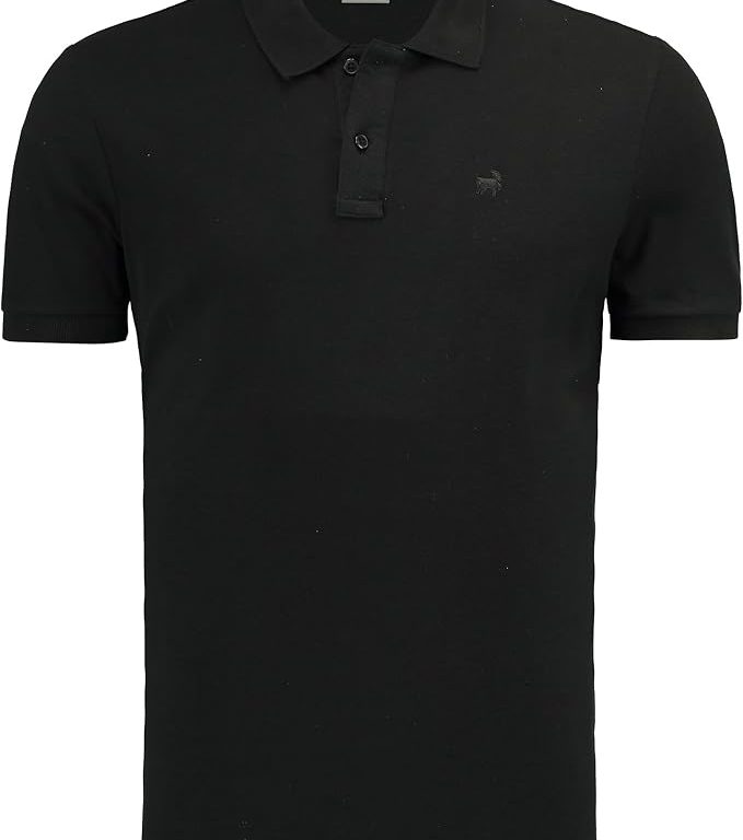 Premium Erkek Polo Yaka Tişört Giorgio, Siyah