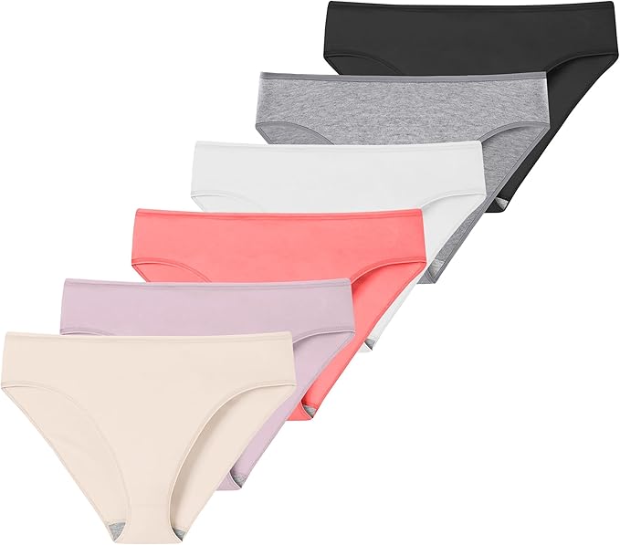 Likralı 6'lı Kutu Premium Kadın Slip Külot Laura G-006 B