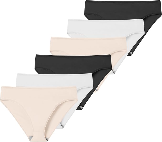 Likralı 6'lı Kutu Premium Kadın Slip Külot Laura  G-006 C