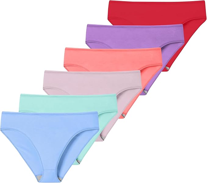 Likralı 6'lı Kutu Premium Kadın Slip Külot Laura  G-006 D