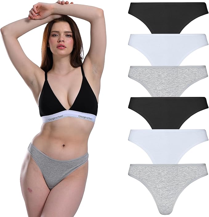 Likralı 6'lı Kutu Premium Günlük Kullanıma Uygun Kadın Tanga Külot Maya   G-005 A