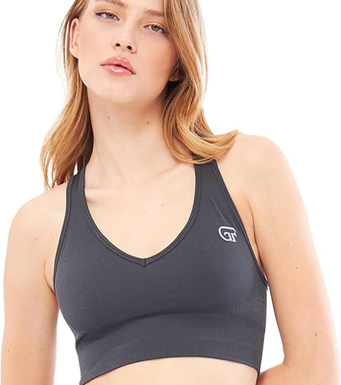 Yumuşak Dokulu, Esnek Destekli Yoga, Koşu, Spor ve Günlük Sporcu Sütyeni Helen  GF-302 B