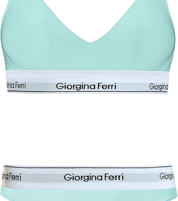 2’li Set Kadın Günlük Kullanıma Uygun Spor Sütyen+ Tanga Külot Kelly  G-256 D