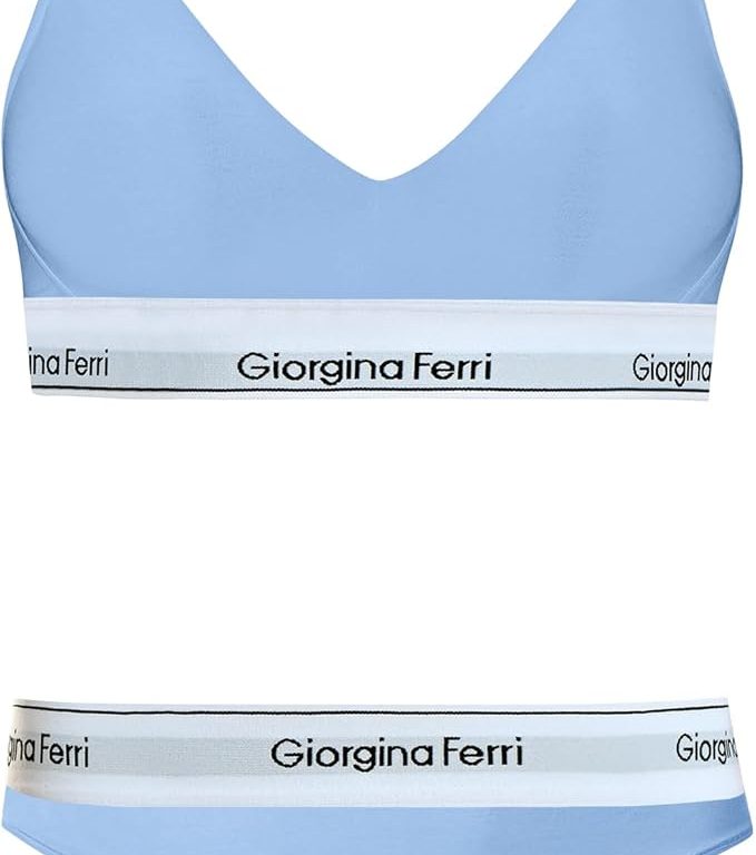 2’li Set Kadın Günlük Kullanıma Uygun Spor Sütyen+ Tanga Külot Kelly  G-256 E