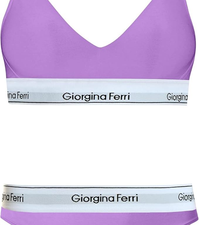 2’li Set Kadın Günlük Kullanıma Uygun Spor Sütyen+ Tanga Külot Kelly G-256 F