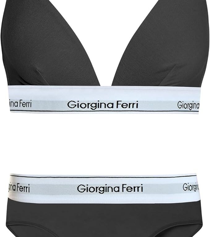 2’li Set Kadın Günlük Kullanıma Uygun Üçgen Bralet + Slip Külot Miranda G-252 A