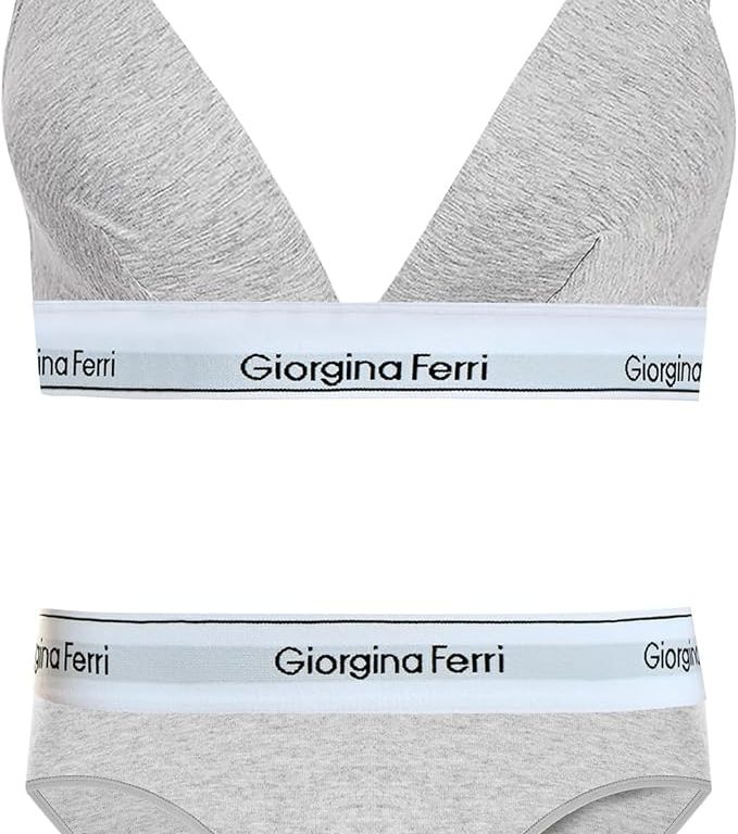 2’li Set Kadın Günlük Kullanıma Uygun Üçgen Bralet + Slip Külot Miranda  G-252 C