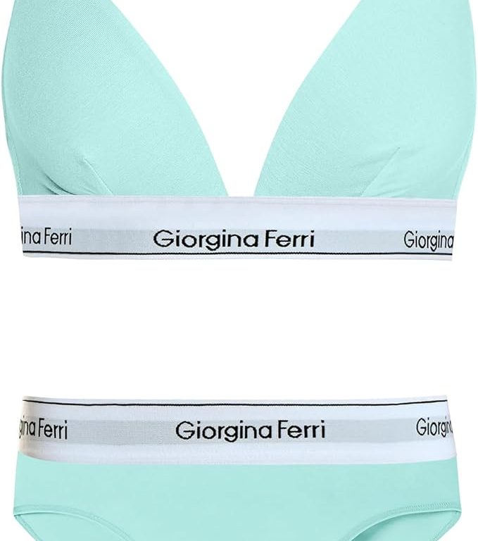 2’li Set Kadın Günlük Kullanıma Uygun Üçgen Bralet + Slip Külot Miranda  G-252 D