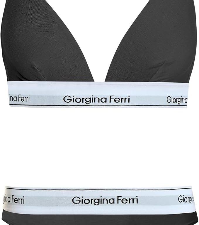 2’li Set Kadın Günlük Kullanıma Uygun Üçgen Bralet + Tanga Külot Barbara  G-255 A