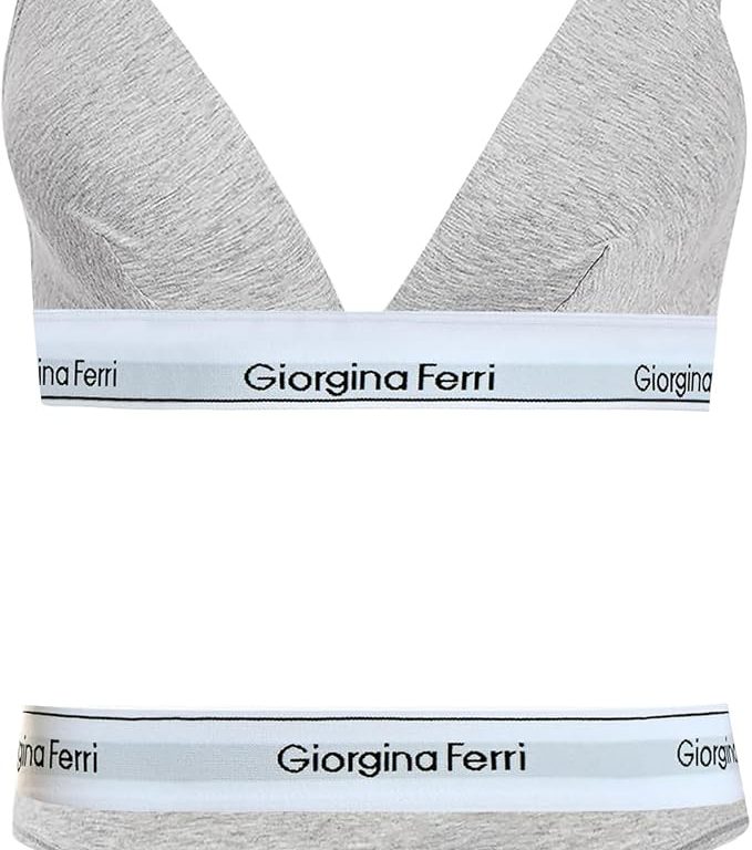2’li Set Kadın Günlük Kullanıma Uygun Üçgen Bralet + Tanga Külot Barbara  G-255 C