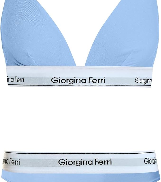 2’li Set Kadın Günlük Kullanıma Uygun Üçgen Bralet + Tanga Külot Barbara G-255 E