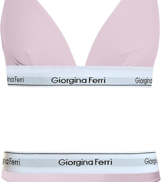 2’li Set Kadın Günlük Kullanıma Uygun Üçgen Bralet + Tanga Külot Barbara  G-255 G