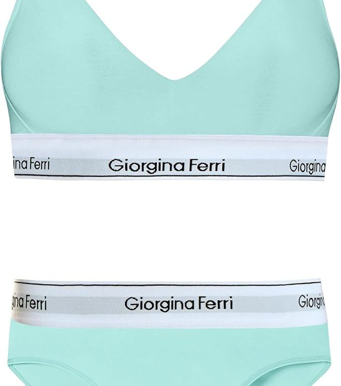 2’li Set Kadın Günlük Kullanıma Uygun Spor Sütyen+ Slip Külot SARA G-253 D