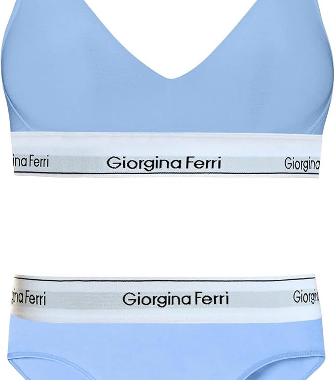 2’li Set Kadın Günlük Kullanıma Uygun Spor Sütyen+ Slip Külot SARA G-253 E
