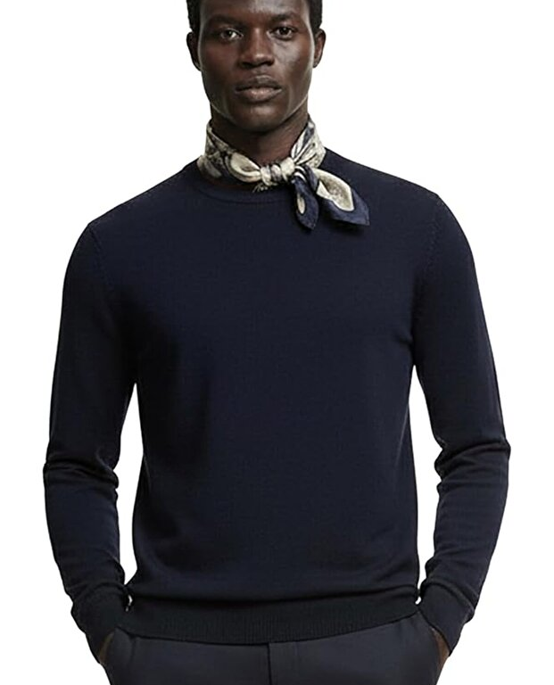 Premium Erkek Triko Kazak Tomasso - Lacivert